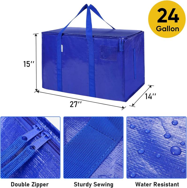 🔥LAST DAY 50% OFF - 24 Gallon Extra Large Heavy Duty Foldable Moving Bags⚡BUY 2 FREE SHIPPING
