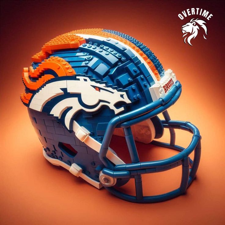 🏈 Football Fan Building Block Helmet