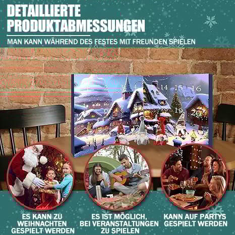 🔥Heißer Verkauf - 50% Rabatt-Weihnachtswichtel-Countdown-Kalender 2025