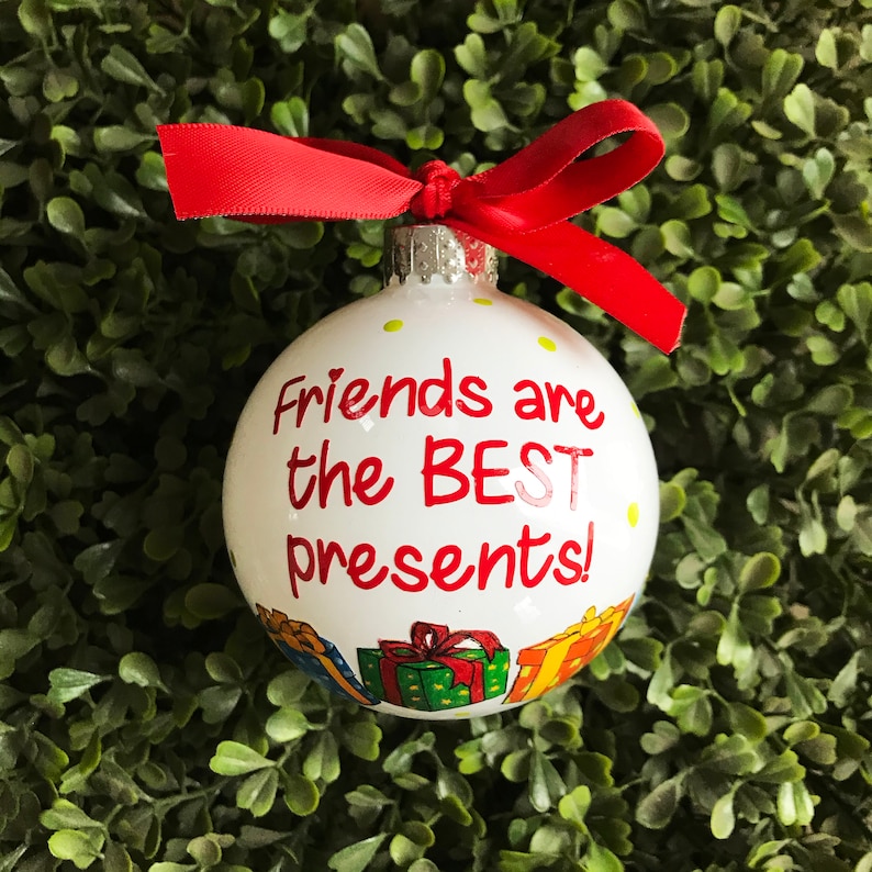 ❤Hand Painted-Friendship Ornaments For Ture Friends🎁