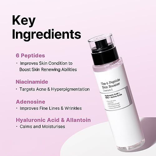 Serum Booster Kulit 6 Peptida Mencerah, Membersih, Kolagen, Booster Wajah, Kesan pada Kulit, Serum Kulit