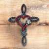 ❤️Handmade Natural Horseshoe Cross With Heart