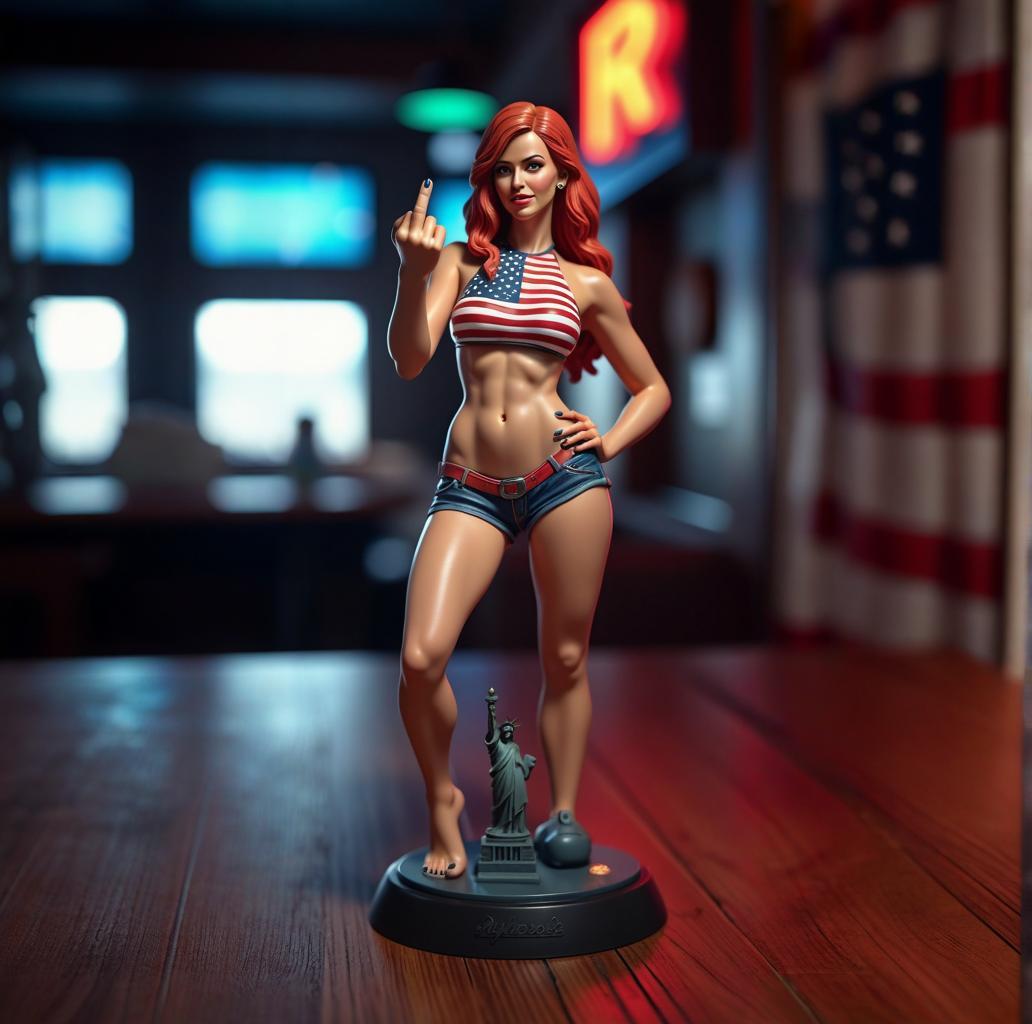StarSpangled Allure Figure