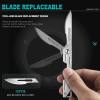 EDC Pocket Utility Knife with 10 Pcs of No. 24 Replaceable Blades