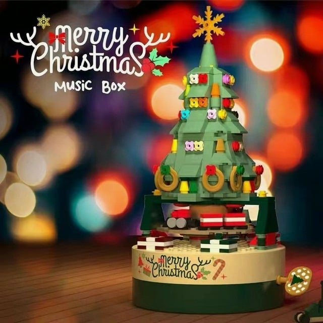 (🎄Early Christmas Sale - 50% OFF) 🔥DIY Christmas Tree Brick Music Box - 🚚Buy 2 Get Free Shipping