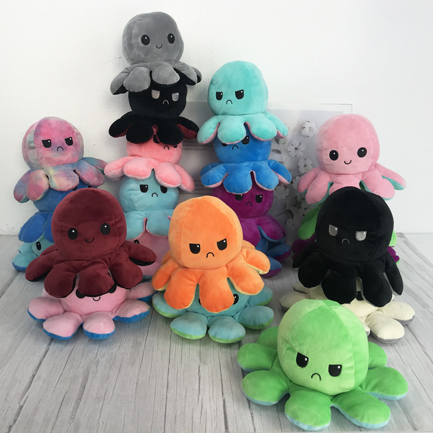 (NEW YEAR PROMOTION -50% OFF)Reversible Flip octopus Plush Stuffed Toy