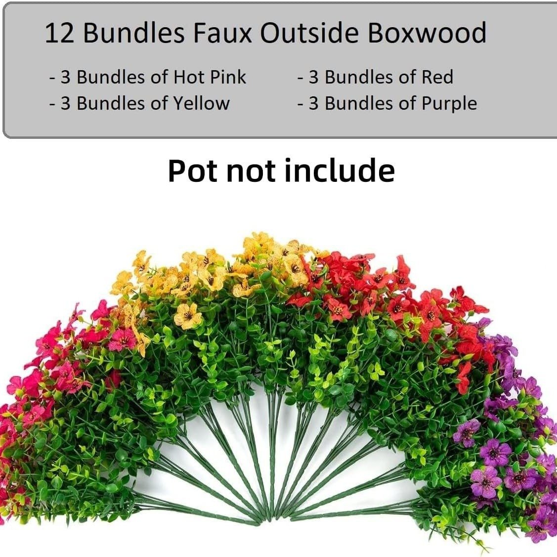 🌸Mother's Day Hot Sale 45% OFF-UV Resistant Colorful Artificial Flower