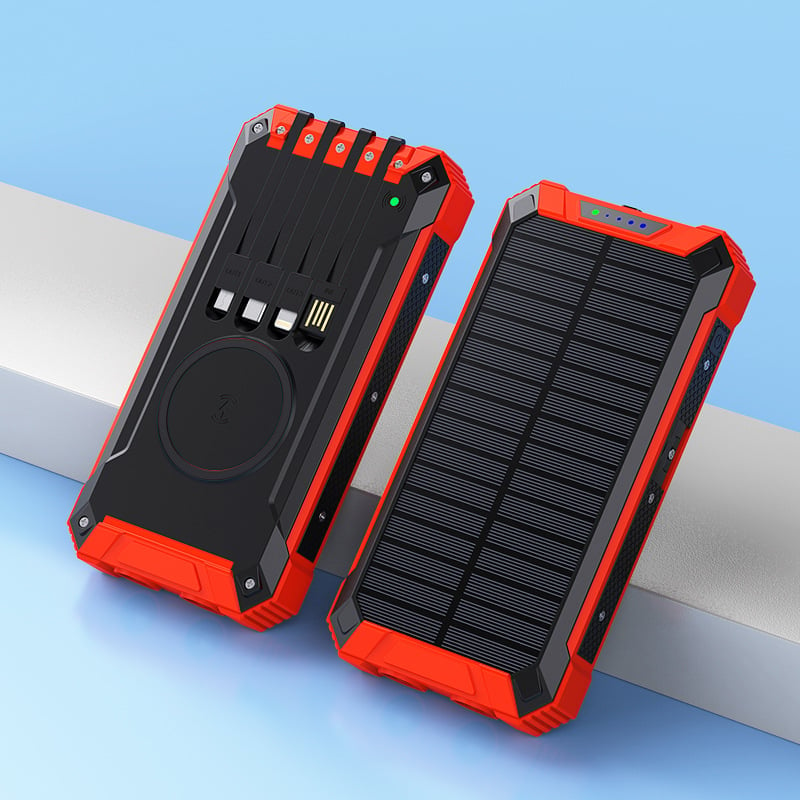 (🎉Last Day Promotion 50% OFF)  Portable Wireless Solar Power Bank