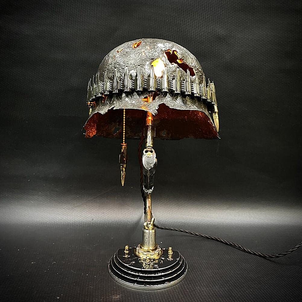 🔥LAST DAY 75% OFF🔥2023 NEW Handmade Stahlhelm Helmet Table Lamp