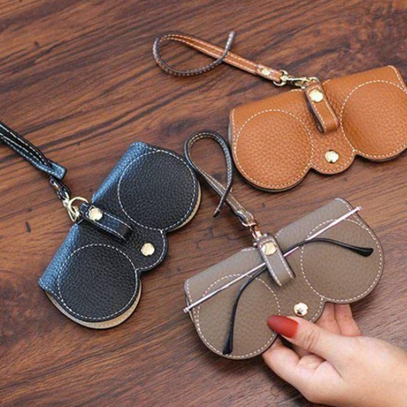 (🔥Last Day Promotion 50% OFF) Soft Leather Sunglasses Bag, BUY 2 FREE SHIPPING