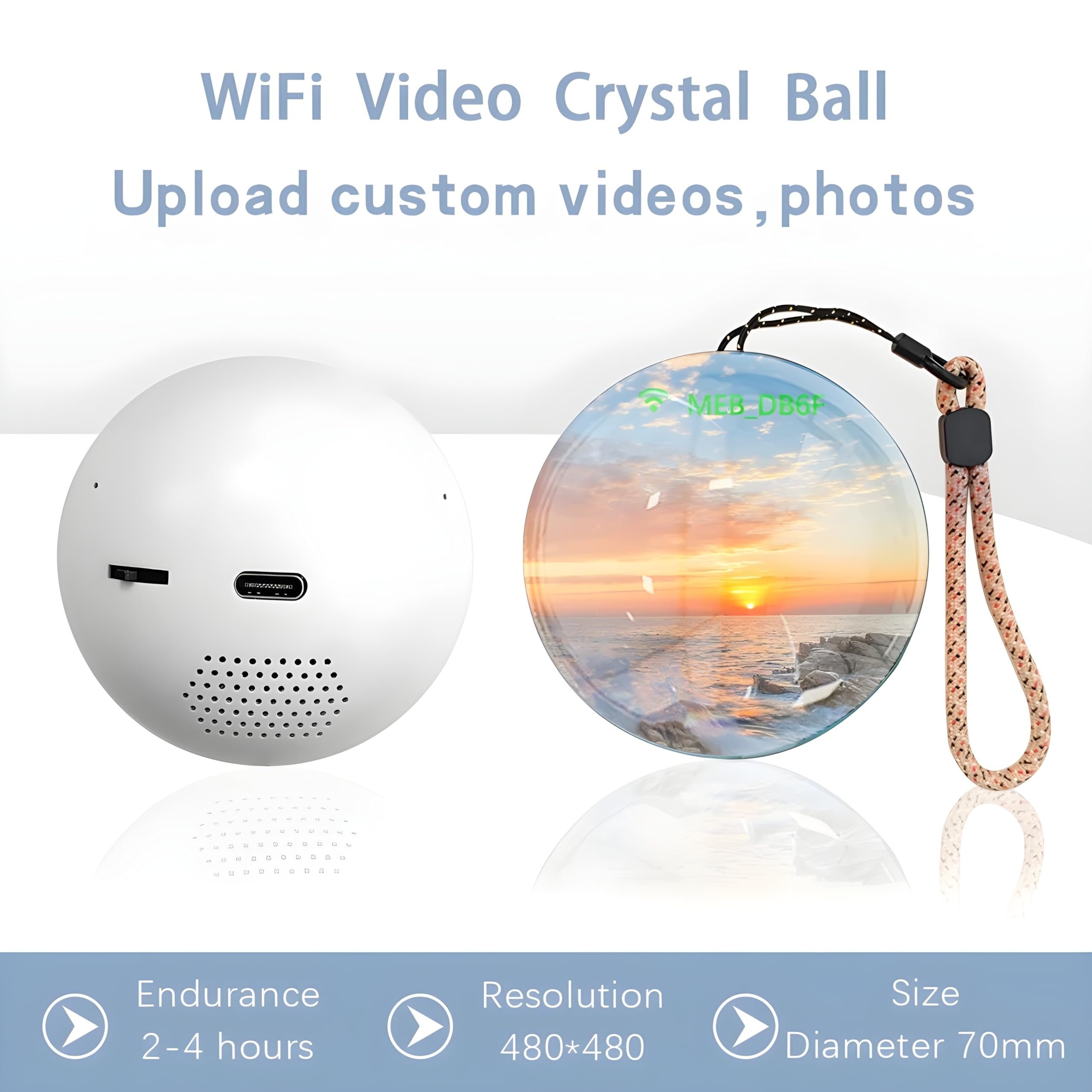 🎁TikTok Last Day Sale - 70% OFF🎁The Magic Crystal Ball — Hold the Breathing Memories in Your Hand.