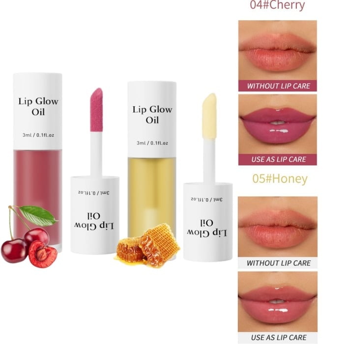 💋 Get the Perfect Pout✨ Tinted Lip Glow Oil - For Lush, Hydrated Lips with a Natural Glow! 💖