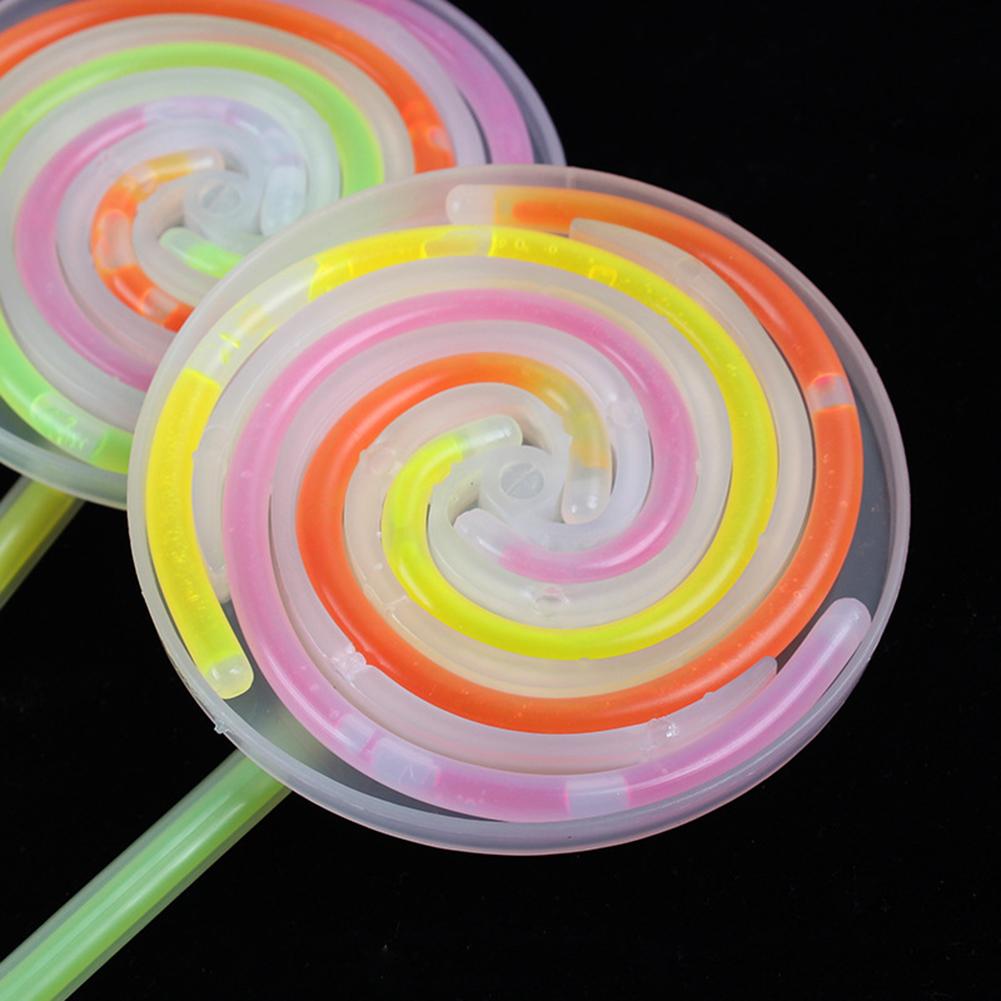 (🌲Early Christmas Sale- SAVE 48% OFF)Glow Stick Spinning Lollipop Wand