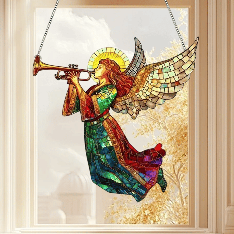 🕊️✨Angel Suncatcher Ornaments