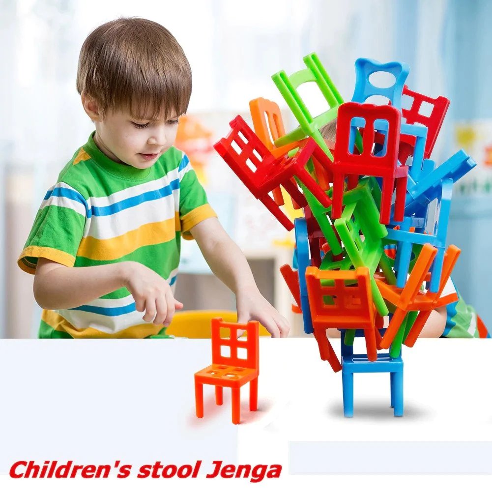 (🎄Early Christmas Sale - 50% OFF) 🔥Chairs Stacking Tower Balancing Game - 🚚Buy 2 Get Free Shipping