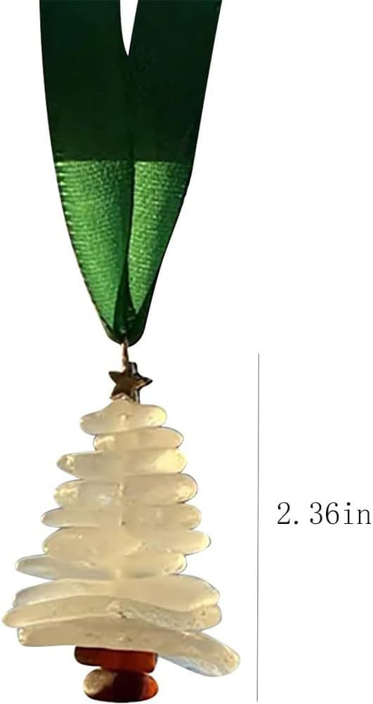 🎄Lake Erie Sea Glass Christmas Tree Ornament💎