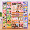 3D Puffy Stickers, Flower Shop|Supermarket|Drug Store|Sweet Shop