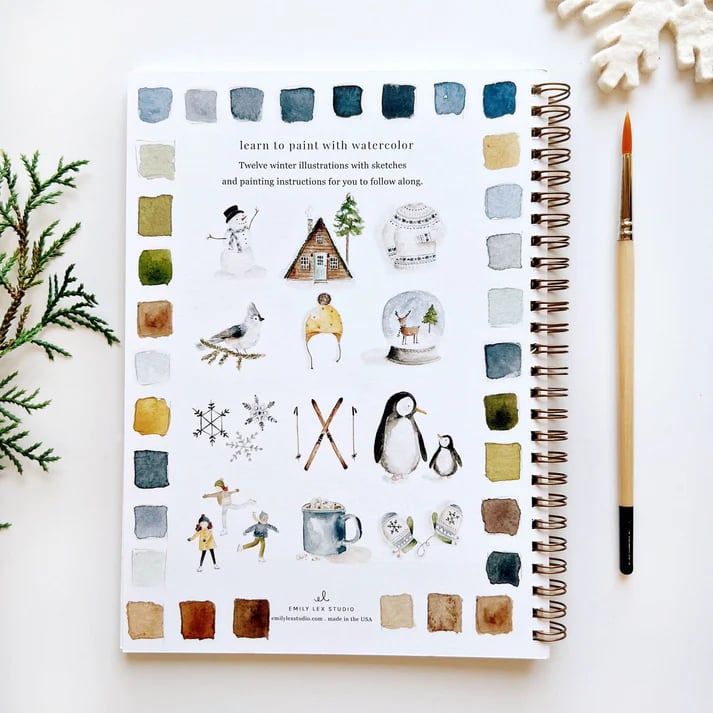 🔥LAST DAY 55% OFF - 🖼️Beginner-Friendly💕 Watercolor Workbook