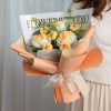 (🎁Best Mother's Day gift)Creative Roses hand woven wool bouquet