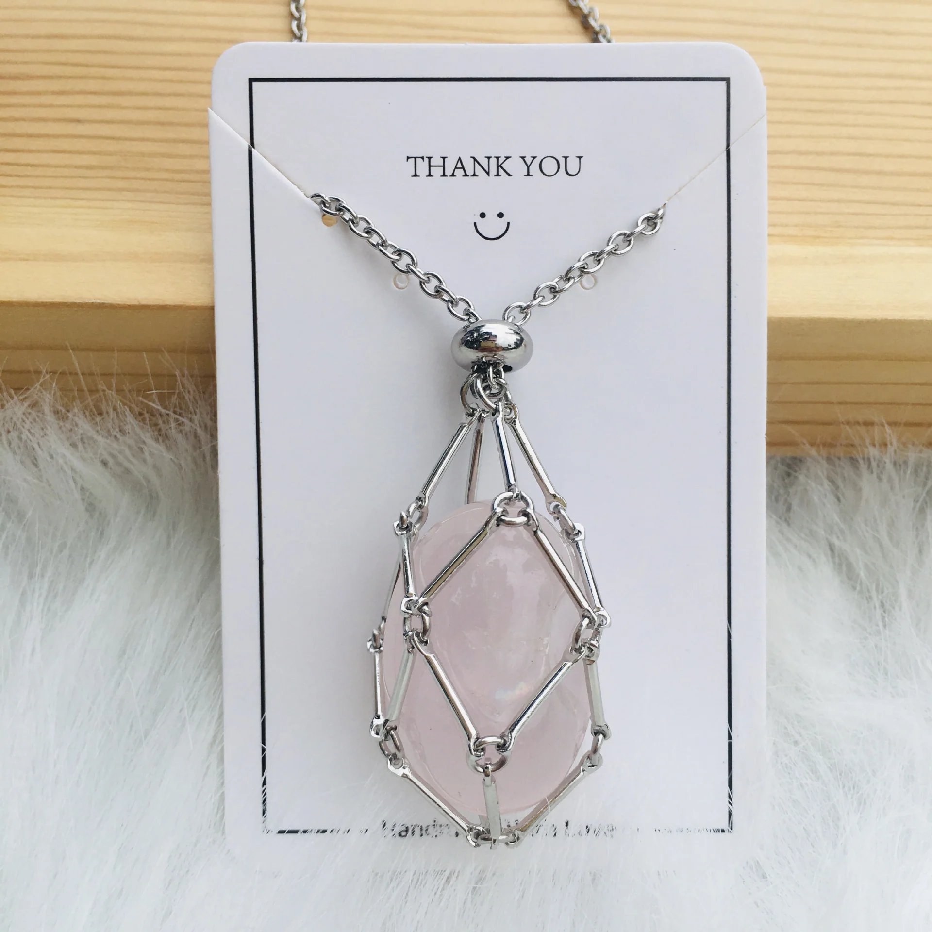 (🔮EARLY XMAS SALE 50% OFF)2023 Crystal Stone Holder Necklace - Free (Crystal) Gift Included🎁