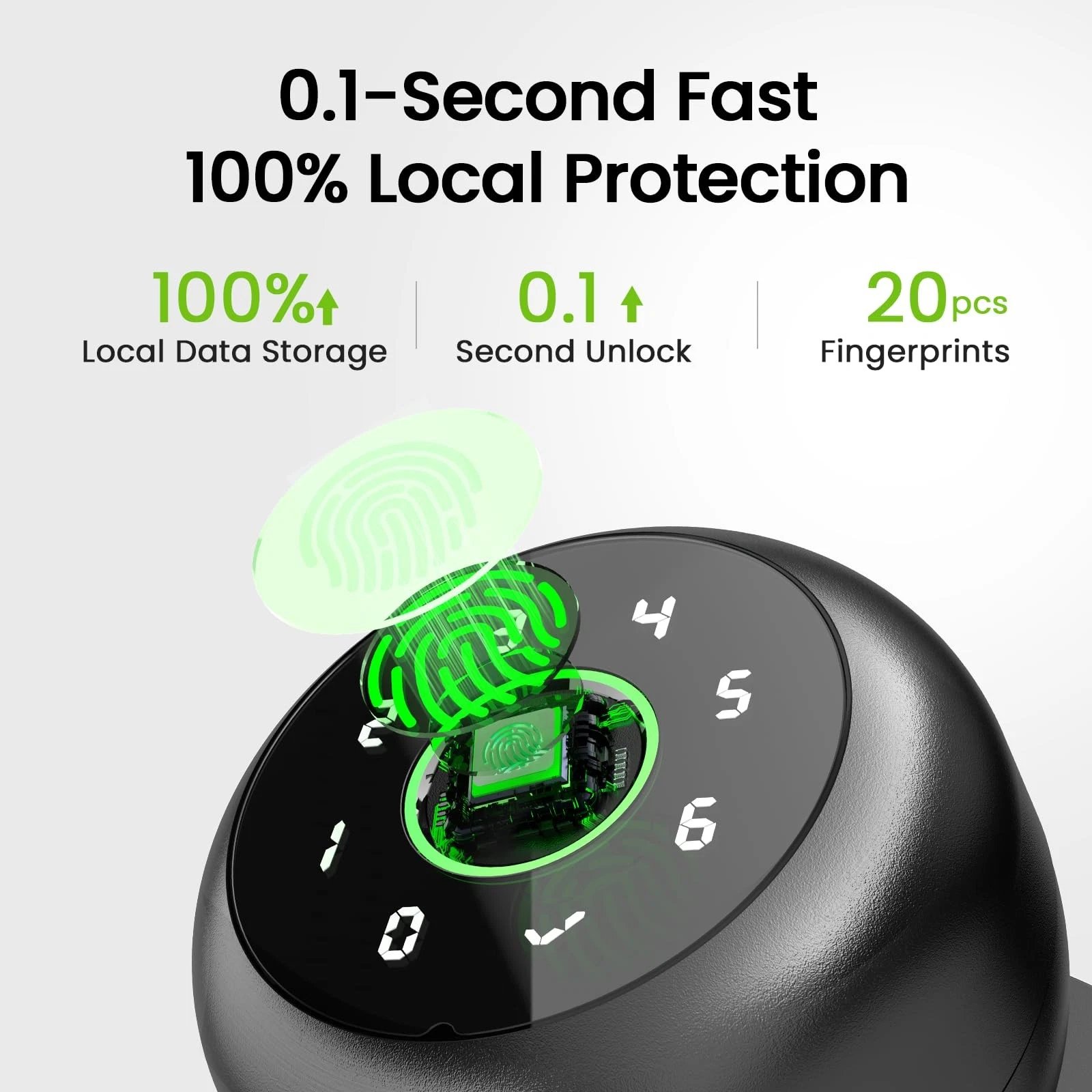 ⏰LAST DAY SALE 50% OFF💥Smart 4-in-1 Fingerprint Door Lock