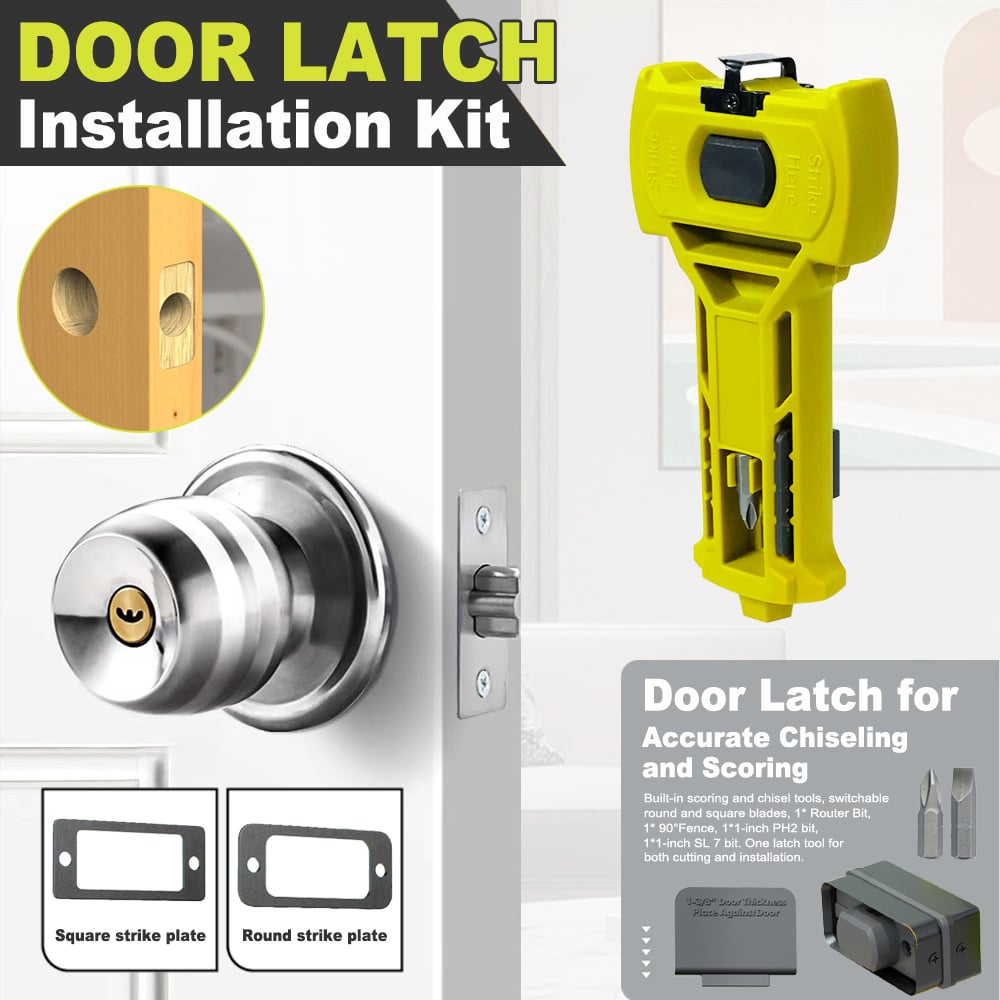 💥LAST DAY SALE 50% OFF💥Door Latch Installation Kit