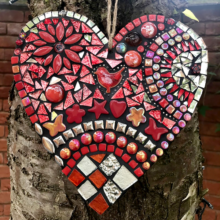 🔥Handmade mosaic heart🔥Buy 2 Get Free shipping