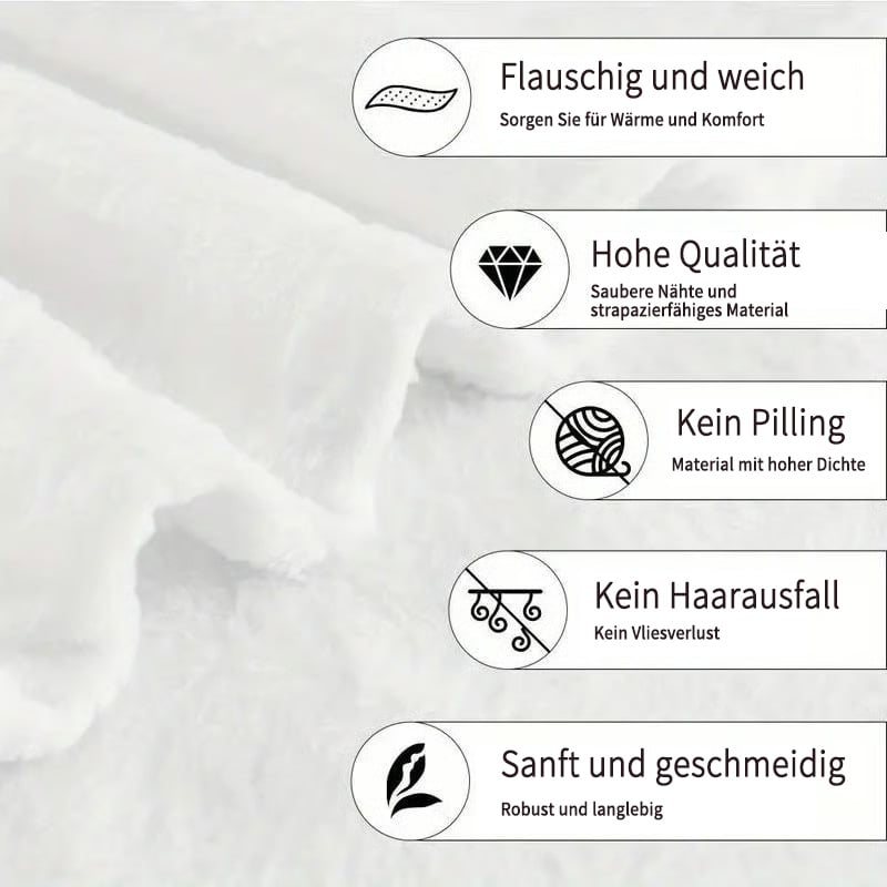 🐔Vintage-Hühnerdecke aus Flanell – weich & charmant