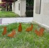 🔥 July 4th Sale – 50% OFF! Rustic Metal Animal Silhouette Garden Decor Set – Wildlife Lawn Ornaments for Outdoor Yard Art
