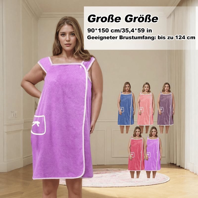 📢Letzter Tag: 49% Rabatt🎁Tragbarer Duschrock für Damen in Übergröße