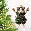 💥LAST DAY SALE 50% OFF💥Funny Black and White Cats Christmas Ornament