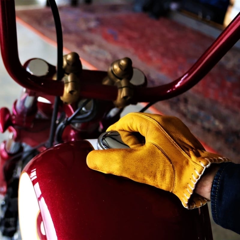 🔥2025 Hot Sale 49% OFF-Handmade Leather Motorcycle Gloves (🔥BUY 2 FREE SHIPPING)