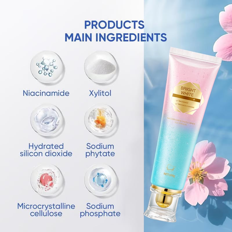🦷Niacinamide Whitening Toothpaste - For Healthier, Whiter Teeth!✨