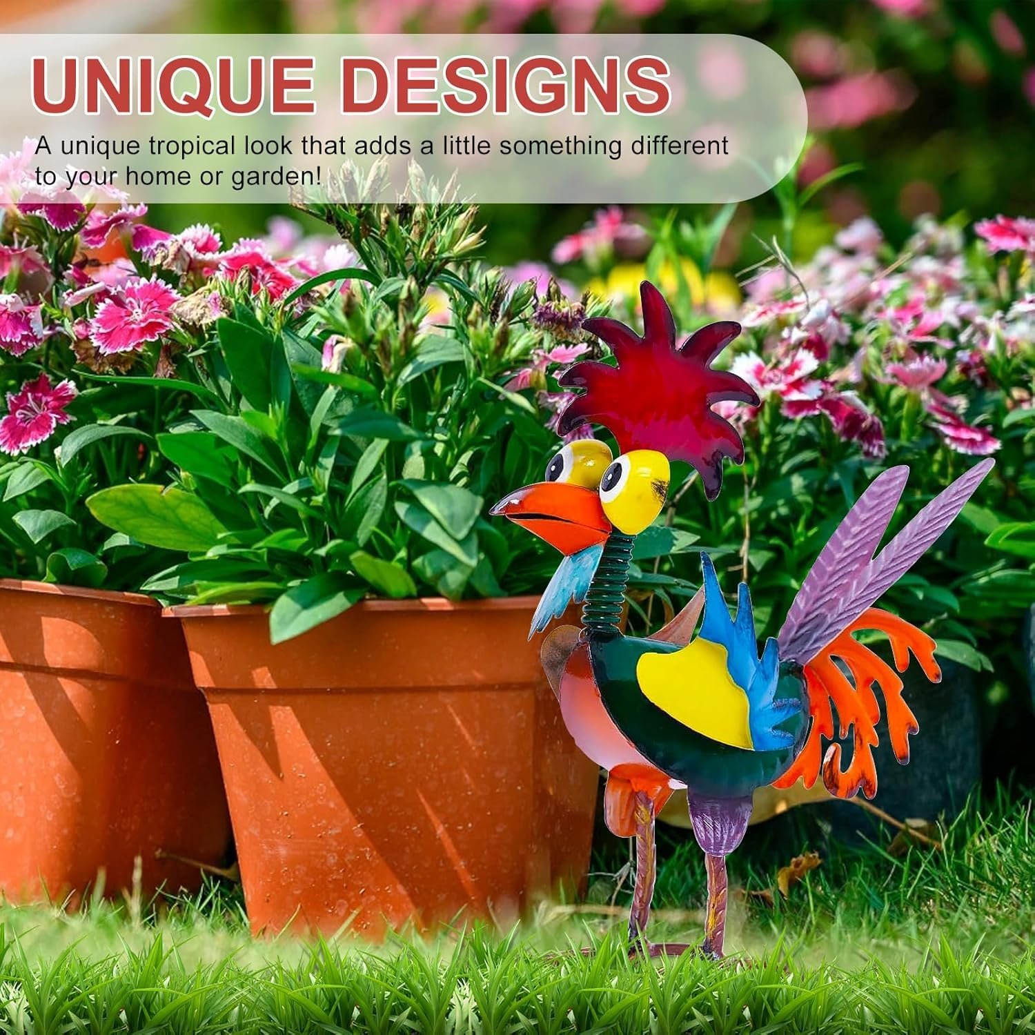 Metal-Rooster Outdoor Statue🐓