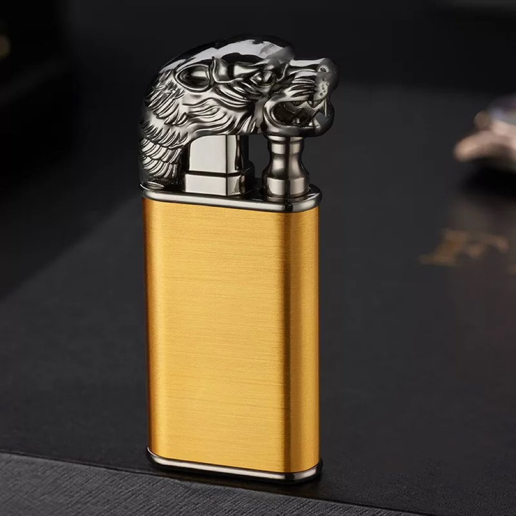 (🔥Last Day Promotion 50% OFF) Double fire switch direct punch metal lighter - Buy 3 Get Extra 15% OFF  & FREE SHIPPING