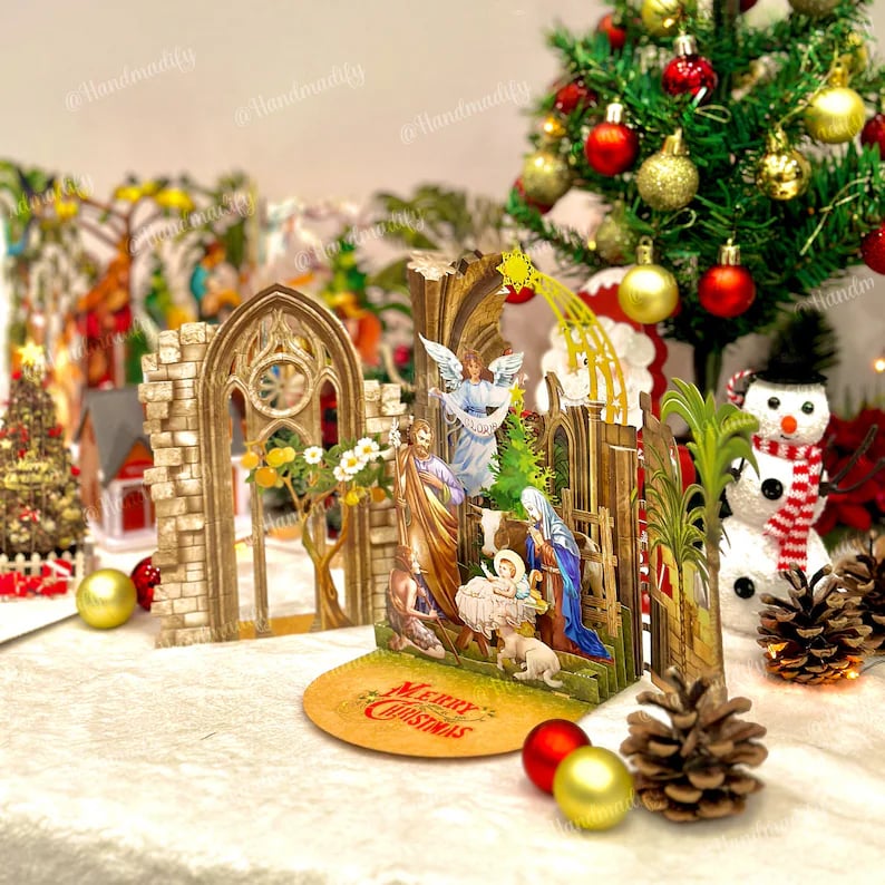 🎅Early Christmas Promotion 50% OFF🎄3D Christmas Scene Greeting Card