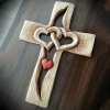 🔥Handmade Cross - Intertwined Hearts-Buy 2 Get Free shipping