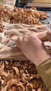 🌊 Handgefertigtes Blaues Wellen-Dekorationsgemälde 🎨