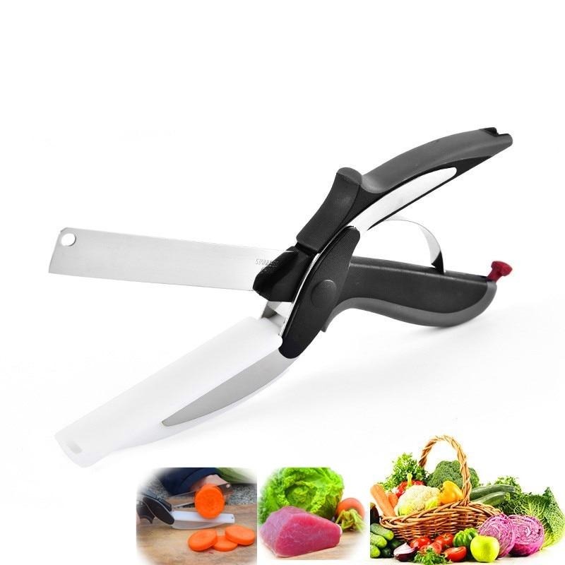 Early Christmas Hot Sale 50% OFF - 2 in 1 Cutting Board With Knife Scissor(Buy 2 Free Shipping)