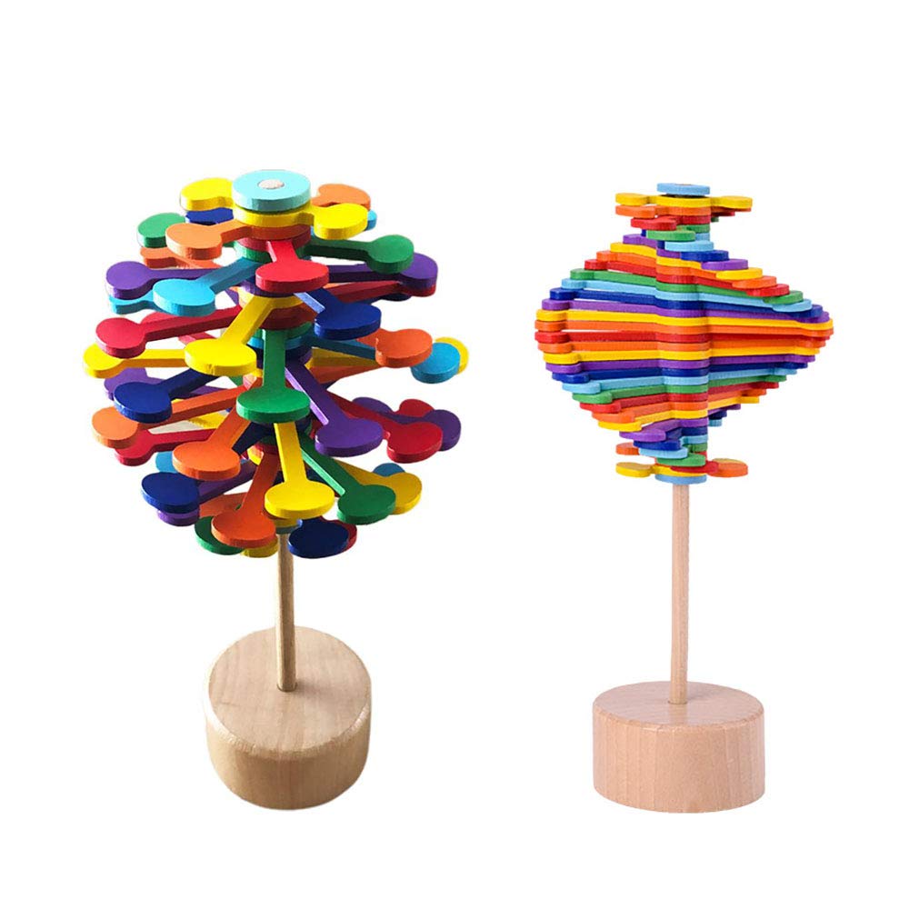 (🎄CHRISTMAS EARLY SALE-48% OFF) Wooden Spiral Lollipop Stress Relif Toy(BUY 2 GET FREE SHIPPING)