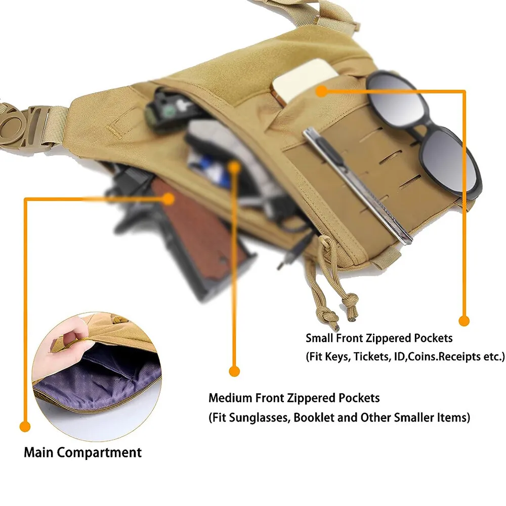Tactical Crossbody Sling Bag
