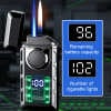 🔥Letzter Tag  50% RABATT- Premium Geschenkset: LED Doppelflammen-Feuerzeug mit Gravuroption – Elegante Geschenkbox inklusive