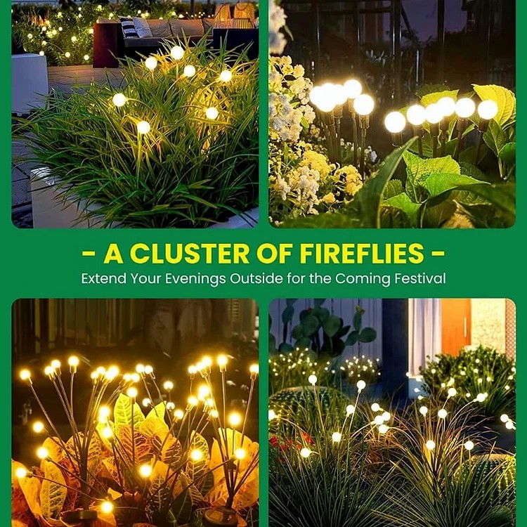 🎅Last Day Promotion- SAVE 48%🎁Solar Powered Firefly Light