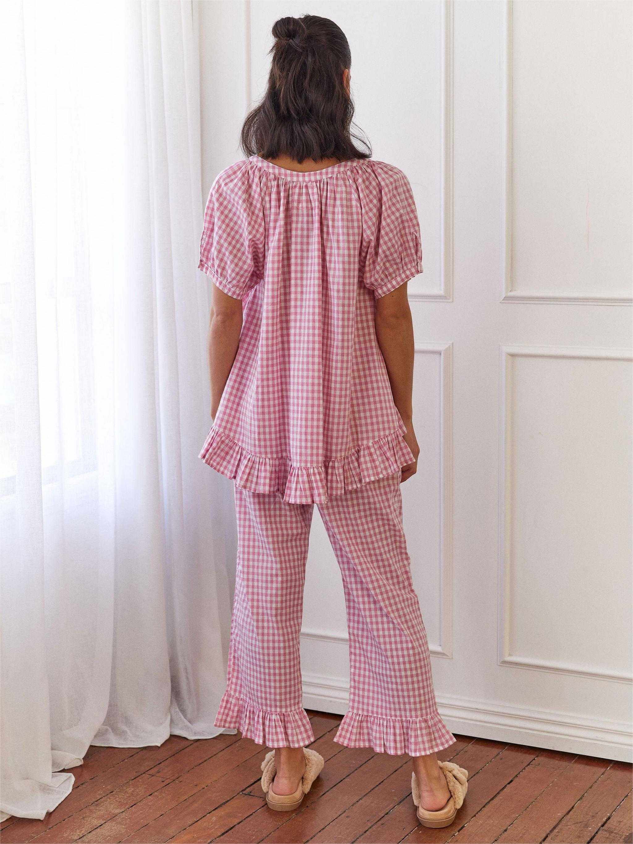 🔥Last Day Promotion 70% OFF🔥Sophie Loose Plaid Pajama Set