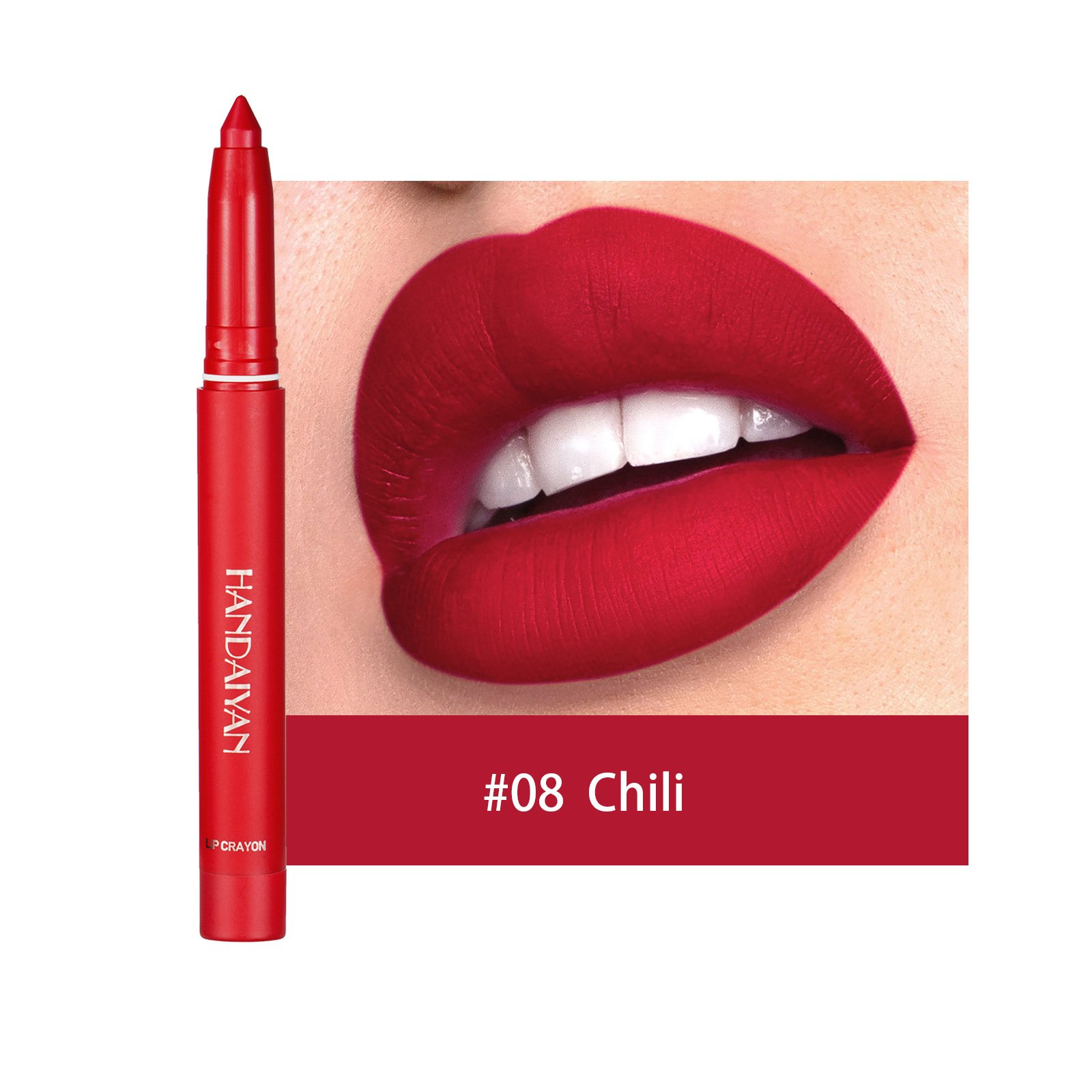 🔥Last Day Promotion 70% OFF-💋-Rotating Sharpenable Matte Lipstick Pencils