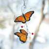 💥LAST DAY SALE 50% OFF💥Stained Monarch Butterfly Glass Window Decor