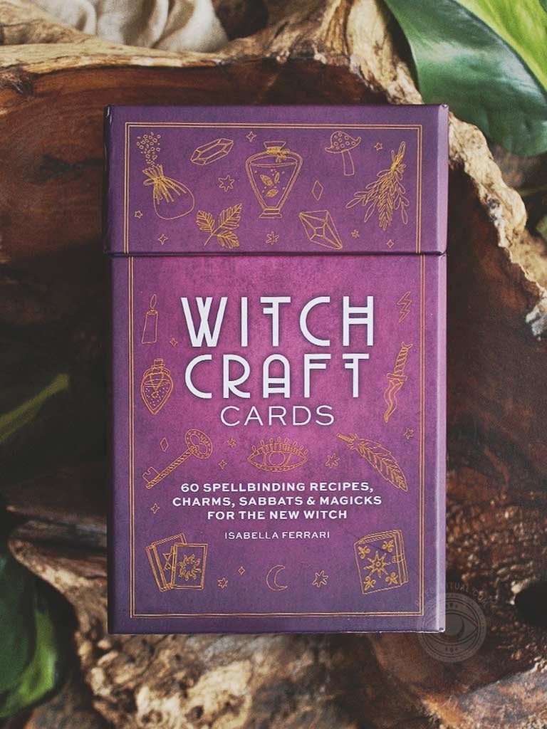 💖Last Day Sale 49% OFF-Witchcraft Cards: 60 Spellbinding Recipes.Charms, Sabbats & Magicks 🔮