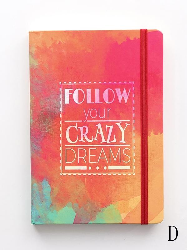 Slogan Print Notebook 1pack