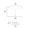 (Latest Upgraded Version) EVERYDAY | Umbrella with Never-Forget Carabiner Handle