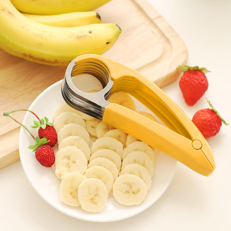 (🎄Christmas Hot Sale🔥🔥)Stainless Steel Banana slicer(🔥BUY MORE SAVE MROE)